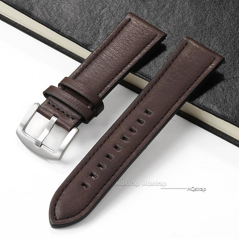 20mm 22mm Vintage Retro Calfskin Leather Watch Band Quick Release Straps Men Women Bracelets Belt Universal Watch Accessories