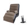 Inflatable Sofa Chair Lazy Sofa Ergonomic Lightweight Leisure Chair Flocking Sofa Lounge Sofa for Indoor Gaming Home Bedroom