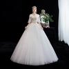 Rochie de mireasă ușoară cu un umăr, stil Mori-kei, prințesă franceză, pentru mirese scunde, 2026