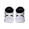 Jordan Air Jordan 1 SE Waxberry Tarepanda, Lazy Panda Comfortable Mid top Vintage Basketball Shoes Men's Black White DH6933-100(Team56-)