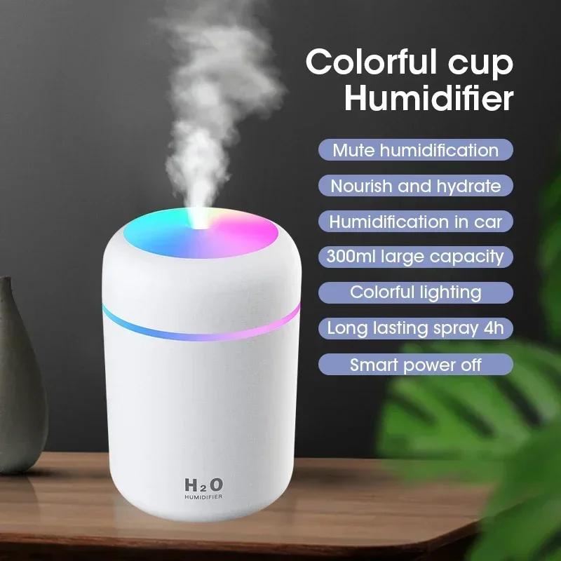 Mini USB Air Humidifier Small Desktop Aromatherapy Essential Oil Atomizer Car Air Mister Portable Spray Humidifier белый