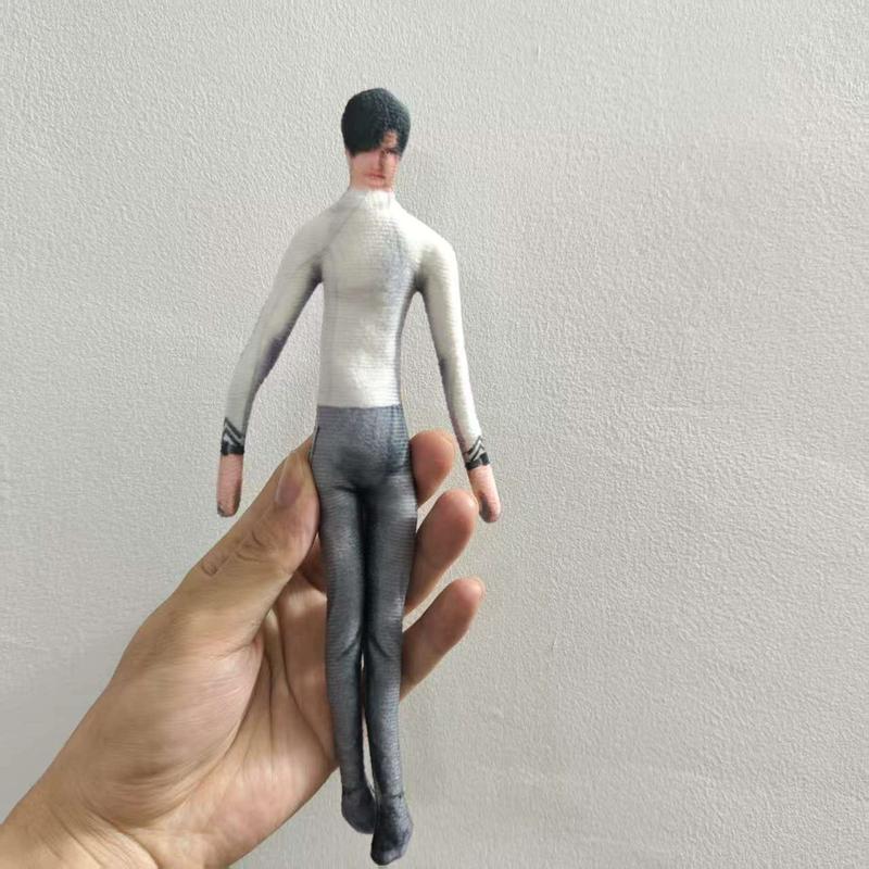 Costume Play Figure Love And Deepspace Lemurian Sea God Wire Skeleton Figure Slender Twistable Animation Design Plush-Filled Figures Present