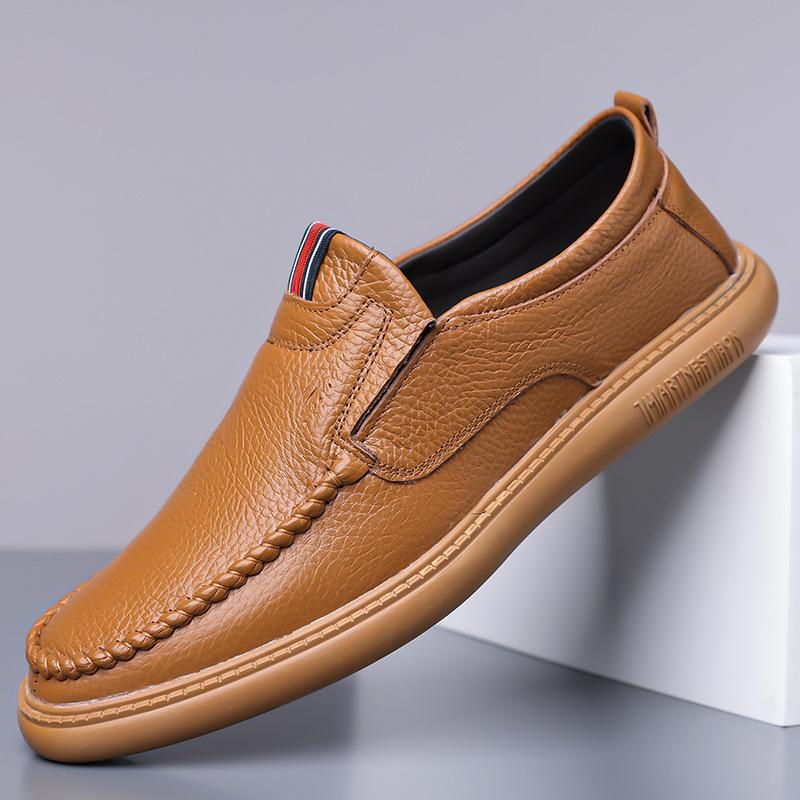 Men Footwear Designer Solid Color Man Formal Shoes Wedding Party Men Dress Shoes Breath Driving Lazy Loafers Moccasins