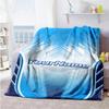 Ethnic Tribal Patterns Customize Text Blanket Lightweight Personalized Blanket Soft & Cozy Perfect for Livingroom Bedding Nap Office Chair