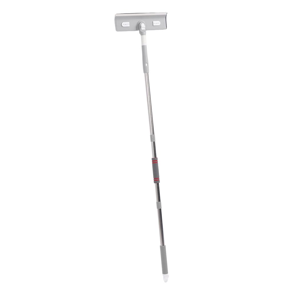 Window Squeegee Long Handle Window Cleaner Tool Rotatable Window Scrubber with Extension Pole for Ho