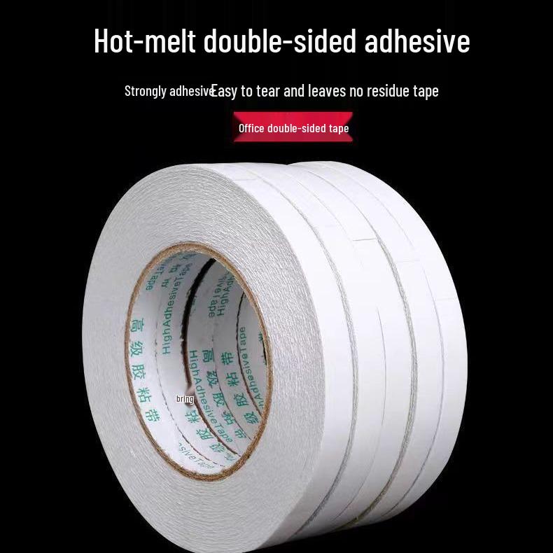Hochviskoses doppelseitiges Klebeband für Schüler und Büro, reißbar, dünn und stark