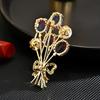Fashion Color Balloon Suit Corsage Simple Pin Coat With Accessories Creative Plant Brooch