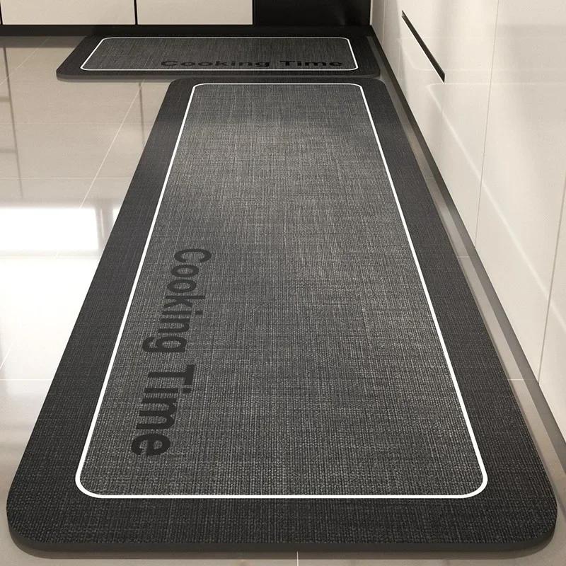 Carpet For Kitchen Absorbent Floor Mat Pvc Anti-Slip Entrance Doormat Bathroom Toilet Area Rug Non-Slip Alfombra De Cocina