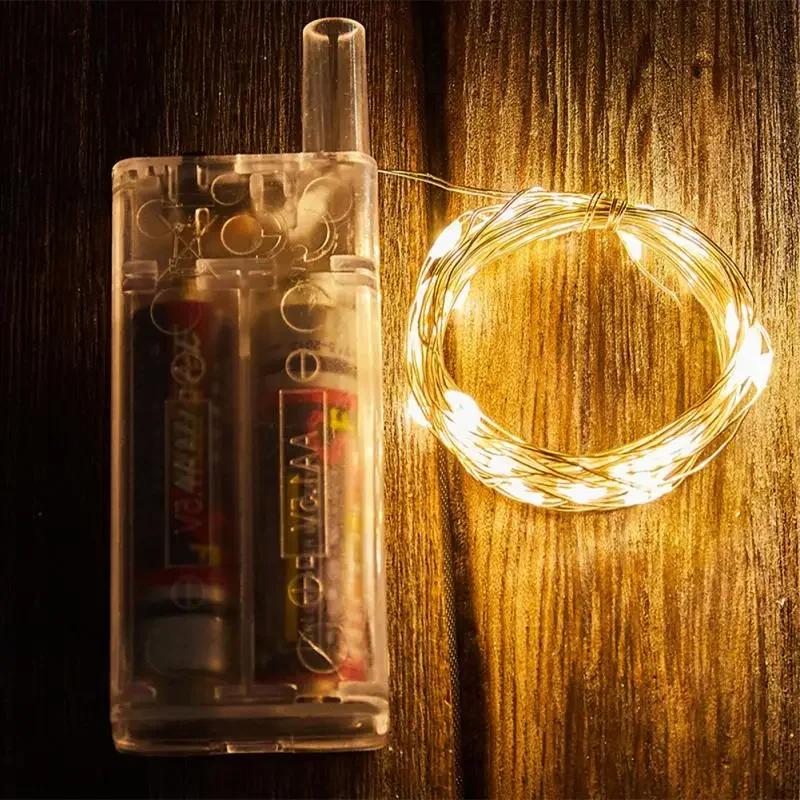 

Led Wedding Party Decoration String Fairy Lights Christmas Decoration 3M Led Strings Copper Wire 3Xaa Battery Operated Christmas 3M 30 lights 2PCS