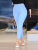 2024 Spring/Summer Women's Casual Slim Fit Versatile Nine-Point Commuting Suit Pants