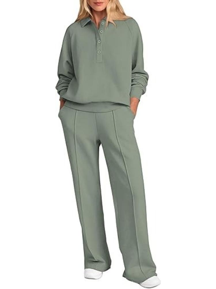 Women Long Sleeve Lounge Set In Multiple Colors