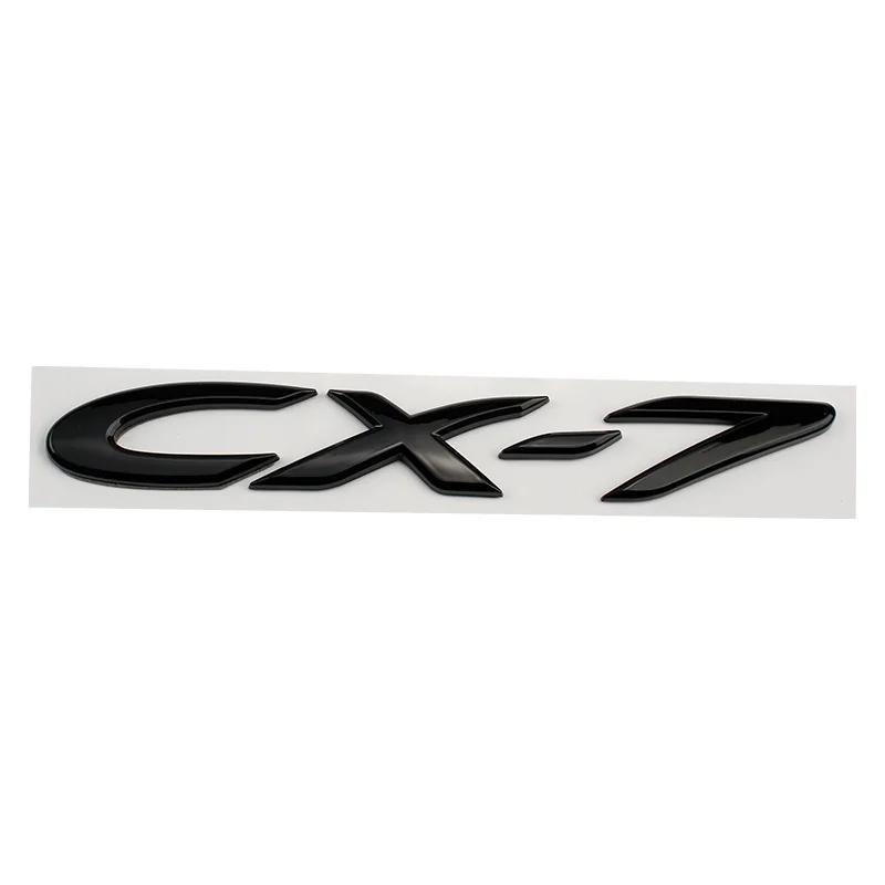 1Pc ABS Car Rear Trunk Words Letters Logo Badge Emblem Decals Sticker For CX4 CX5 CX7 Body Decoration Accessories