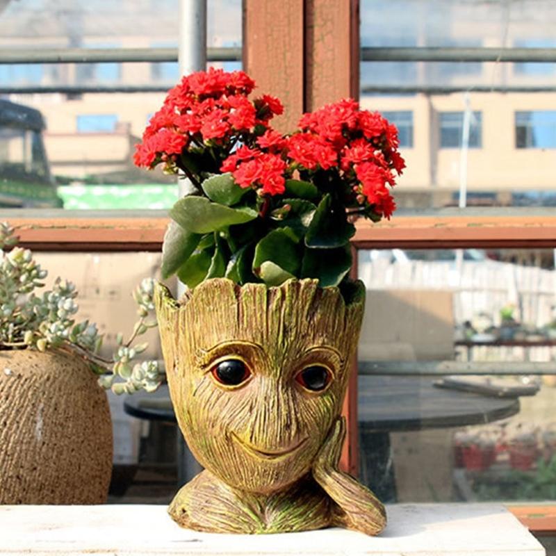 Silicone Flower Pots Mould Plant Shape Crafting Molds Planter Molds for Resin Casting Succulent Planter and Pen Holders