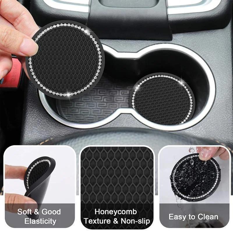 Car Cup Mat, Interior Modification, Car Storage Mat, Car Cup Mat, Door Groove Mat, Decorative Products, Car Anti Slip Mat