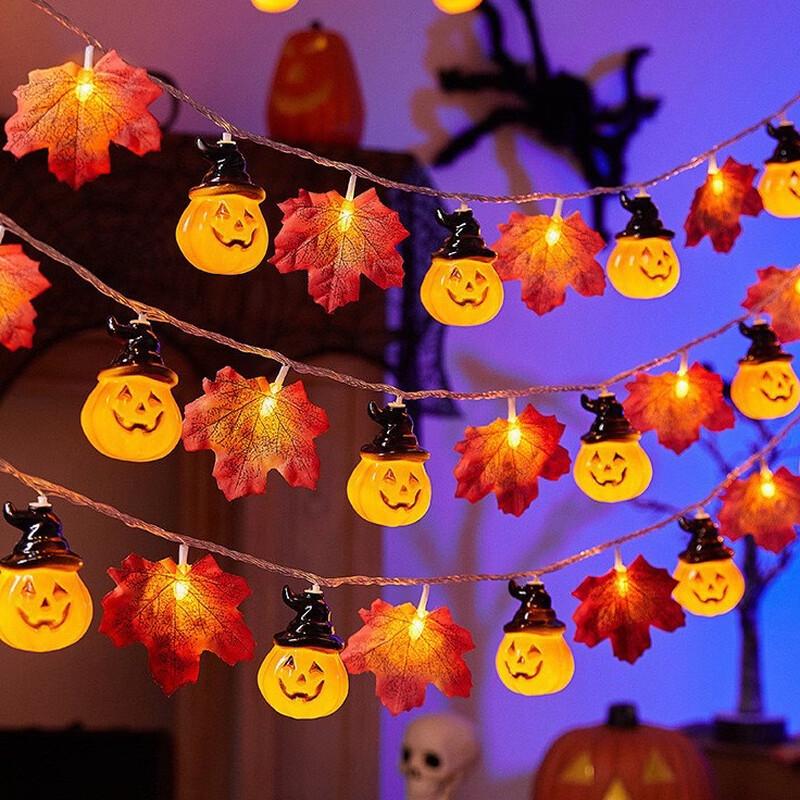 Halloween Pumpkin LED String Lights
