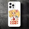 Anime Candy Candy Soft Phone Case for iPhone 16 16E 17 Air 15 Pro Max 14 Plus 13 Mini 11 12 7 Black Cover Back Shell
