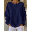 DICIFY Women's Autumn Winter Fashion O-Neck Long Sleeve Casual Blouses & Shirts
