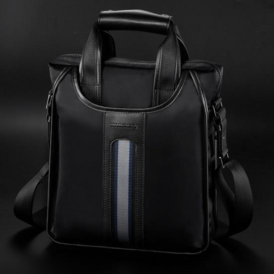 Men's Oxford Nylon Shoulder Bag - Business & Casual Crossbody Briefcase