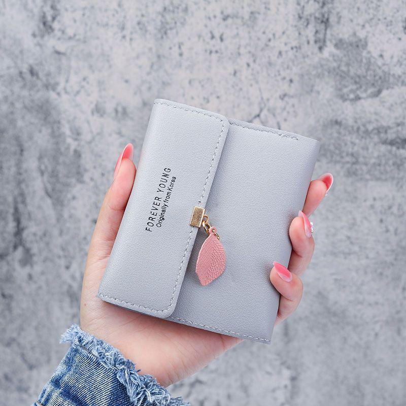 Women's Tri-fold Card Holder Mini Wallet and Coin Purse