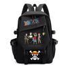 One Piece King Printed Backpack Elementary School Students Junior High School Students High School Students Large Capacity School Bag