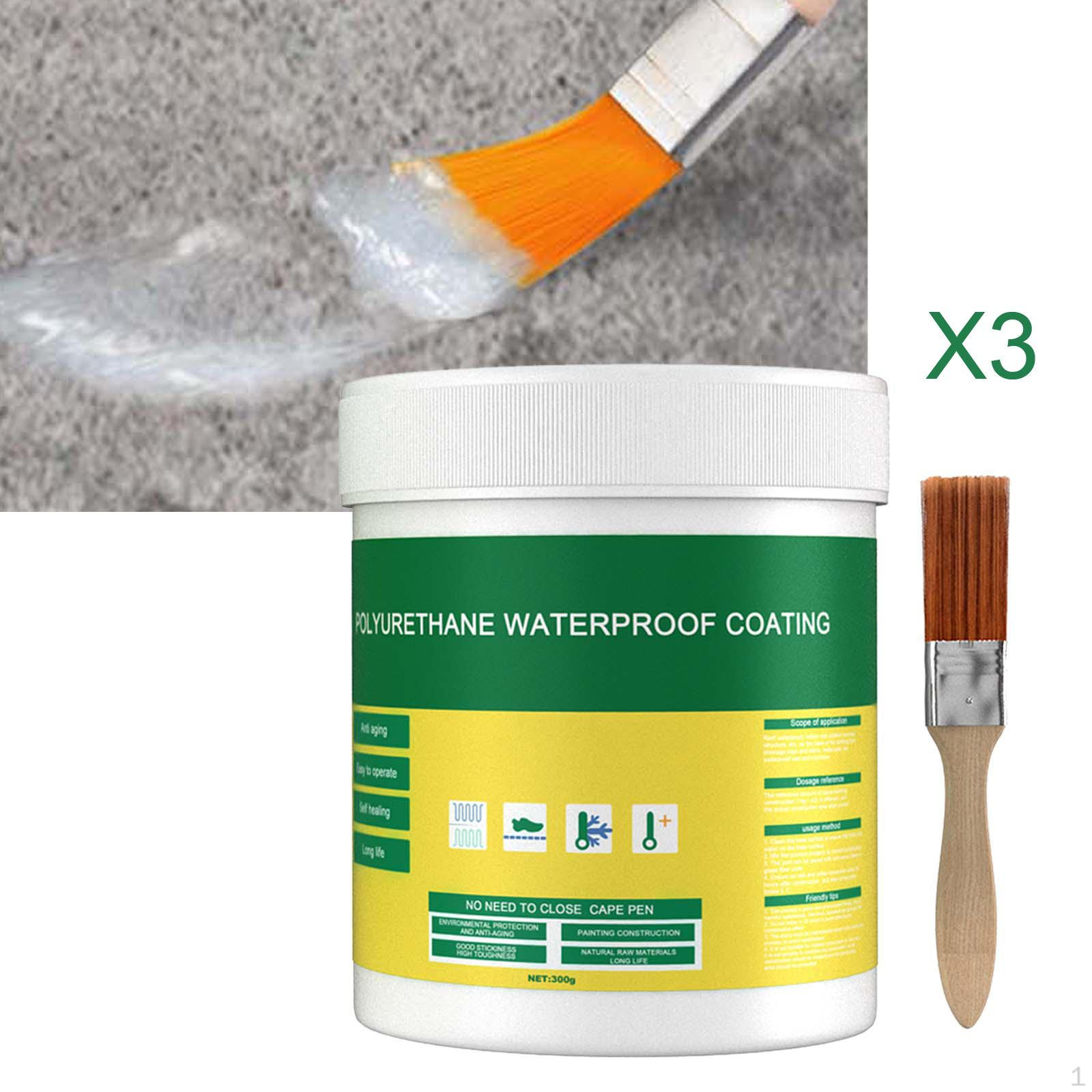 

3x Waterproof Insulating Sealant Waterproofing Agent Leakproof Sealing Glue
