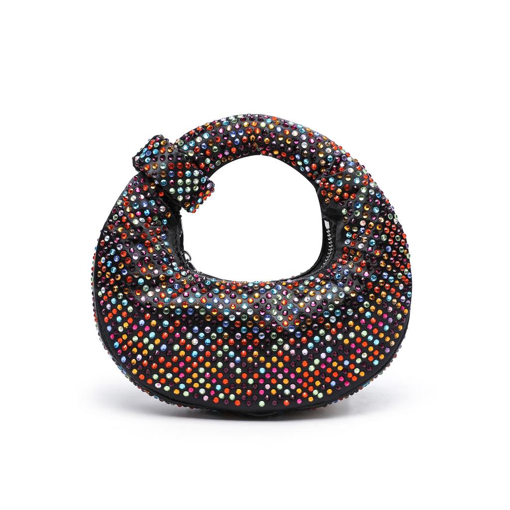 Sac de soirée élégant en strass - Sac à main tendance pour femme