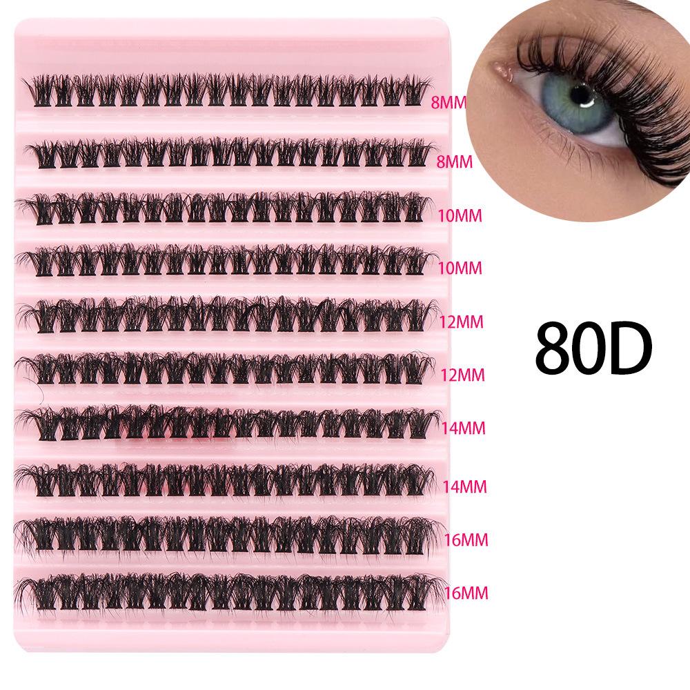 Diy Natural Curl Grafting Thick False Eyelashes Extension