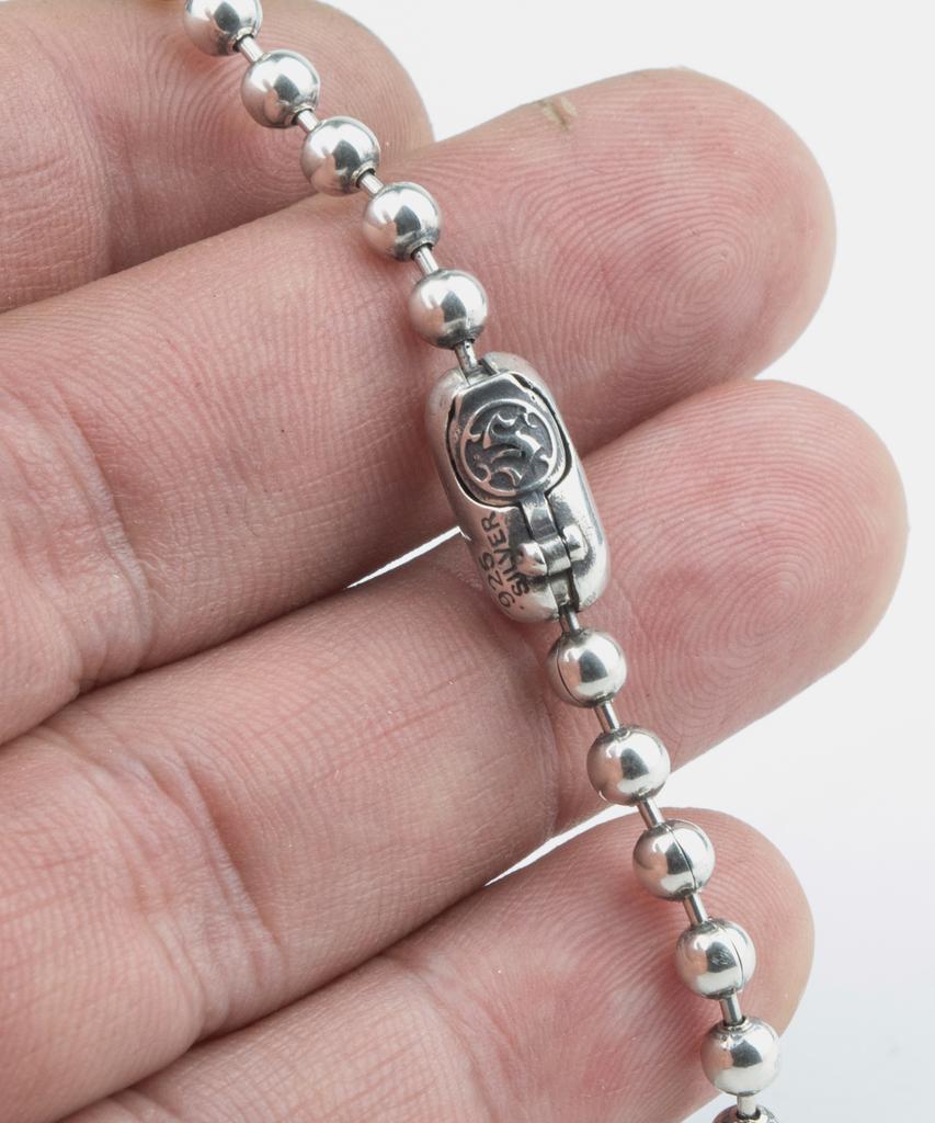 Sheen666 Ball Chain Silver Bracelet 6Mm