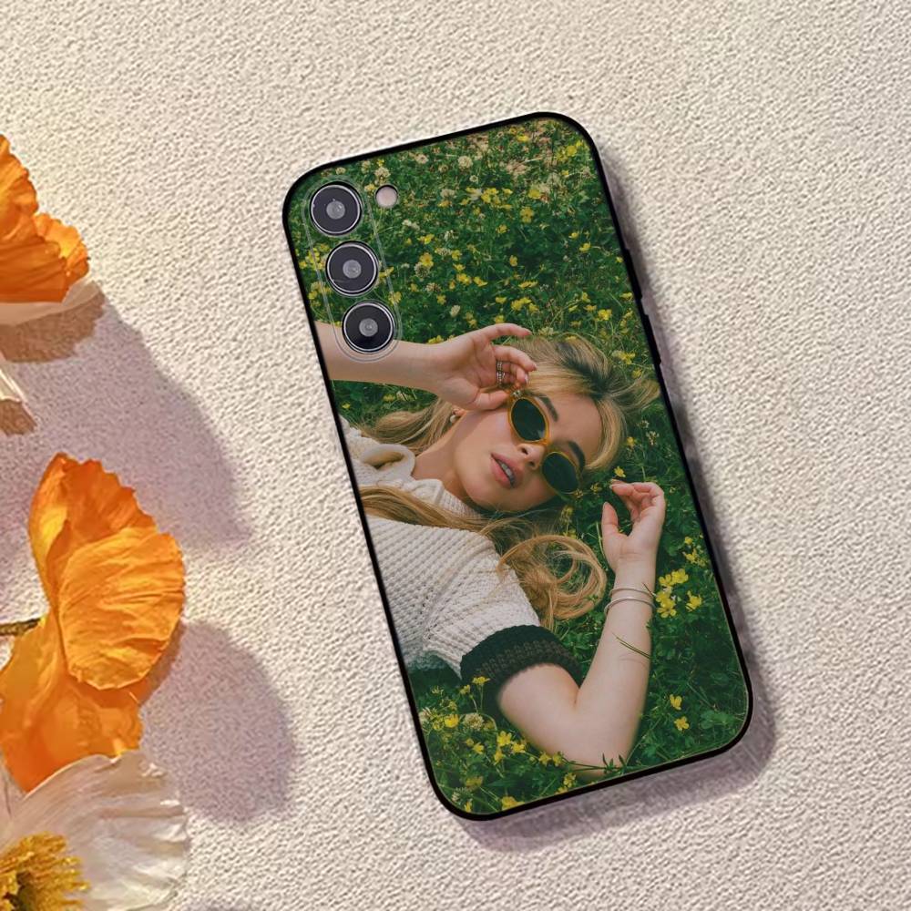 S-Sabrina C-Carpenter Singer Phone Case For Samsung Galaxy A73,A72,A71,A70,A53,A52,A51,Others Soft Black Cover