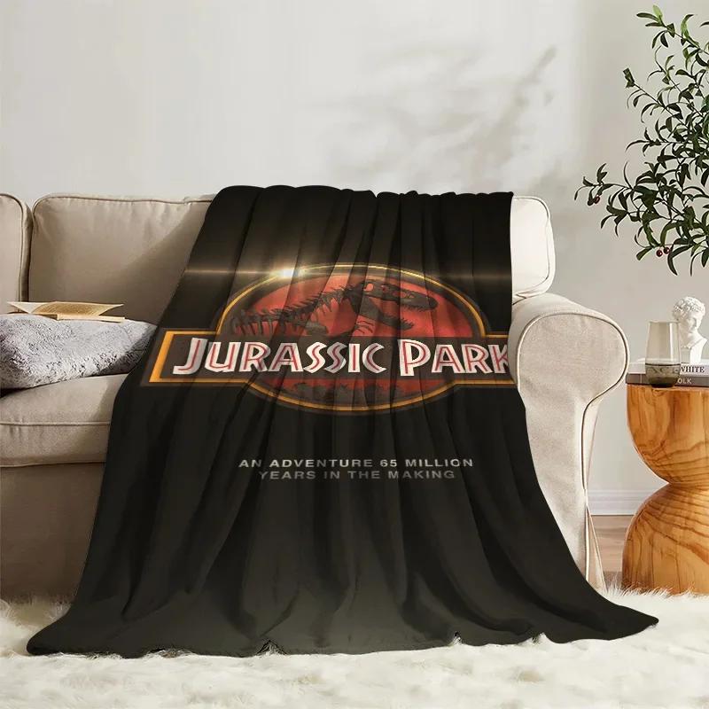 Fluffy Blanket  J-Jurassic Park Bed Sofa Camp Nap Bedroom Decor Bedspread Soft Fleece Home Textile Birthday Wedding Gift Blanket