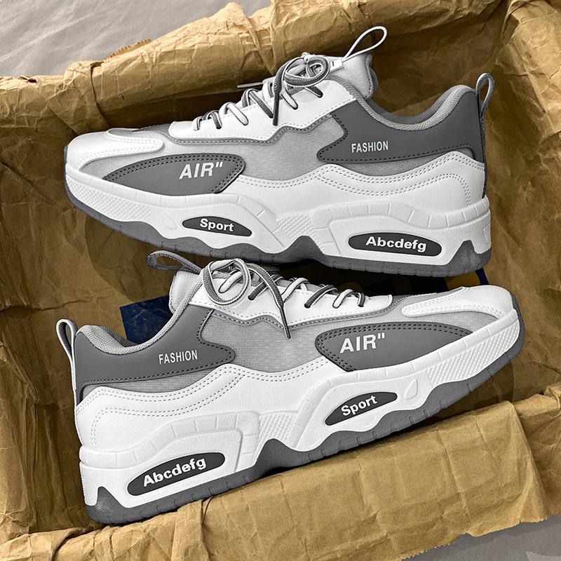 

Мужские кроссовки, лоферы с толстой подошвой, обувь для мужчин, повседневные кроссовки, спортивная обувь на платформе, скейтборд, спорт и отдых, мода 44