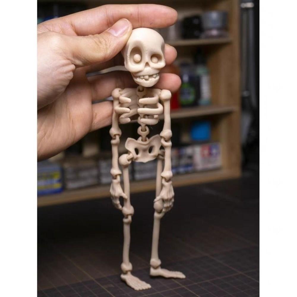 Poseable Skeleton Refrigerator Magnets Movable Joints Decorative Magnets  Office Decor