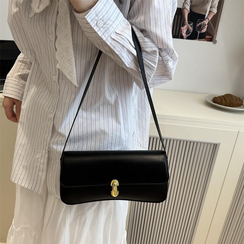 Nowa spersonalizowana modna zamykana modna retro pod pachę na jedno ramię przenośna pod pachę damska mała kwadratowa torebka