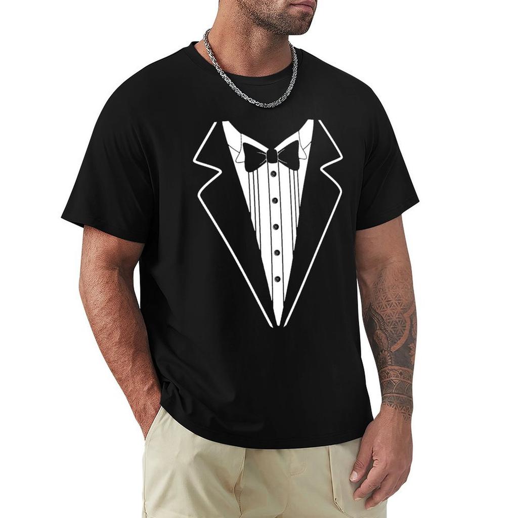Retro Classic Party Humor Funny Cotton Tux TShirt for Unisex WoUnisex Leisure Sports High Quality Tshirts Oversize Unisex Tops