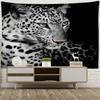 Black Panther Tapestry Wall Hanging Animal Hippie Tapies Psychedelic Mysterious Bedroom Home Decor Background Cloth
