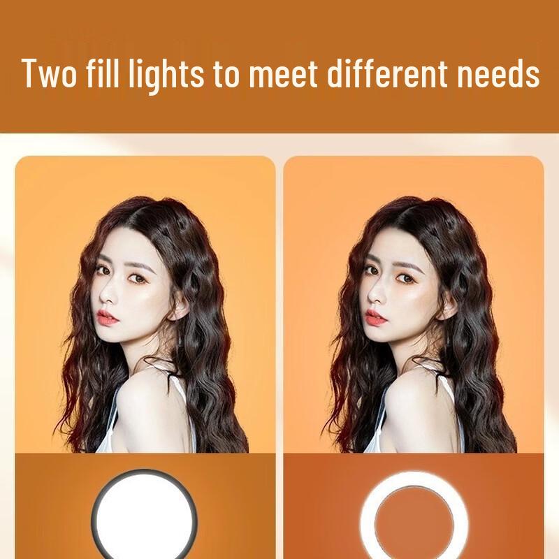Desktop 26CM Beauty Fill Light Kit with Overhead Stand