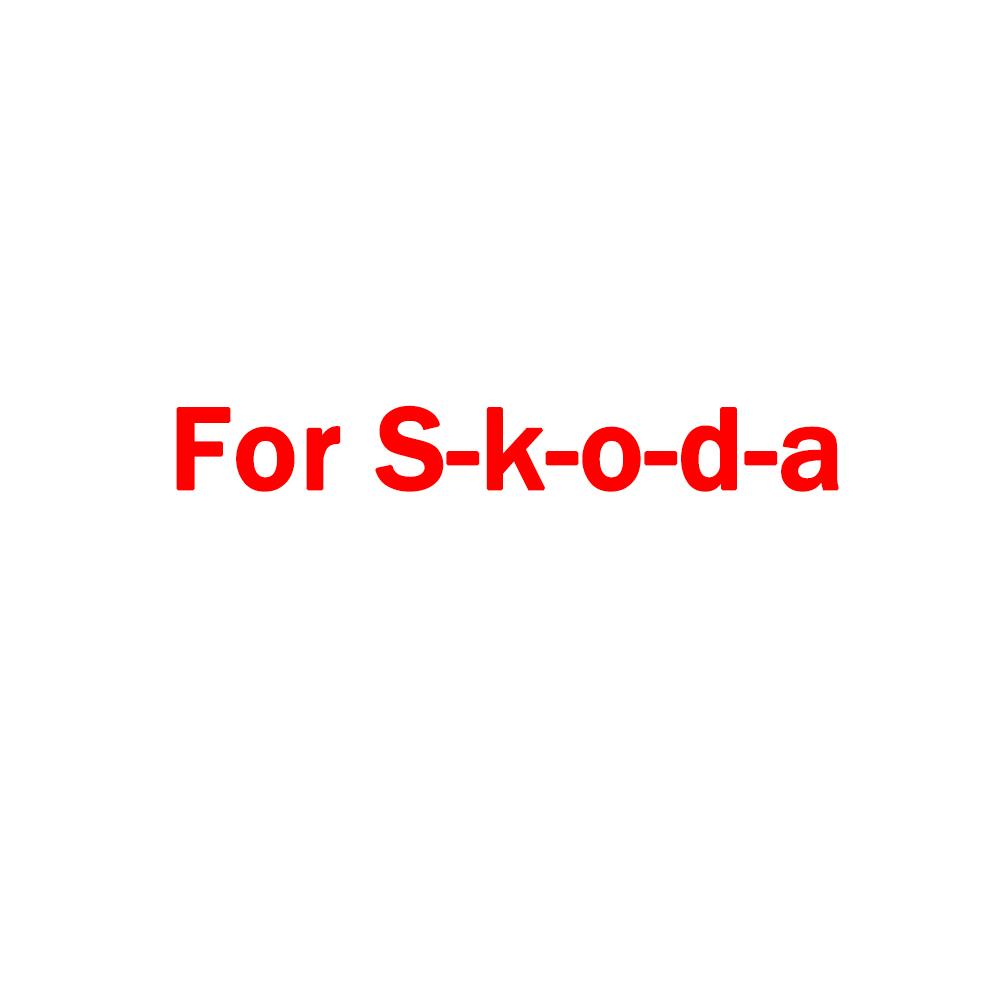 Car Styling Sticker 2PCS Side Window Creative Decorative Decals for Skoda Octavia Rapid Fabia Superb Kodiaq Scala Karop Kamiq