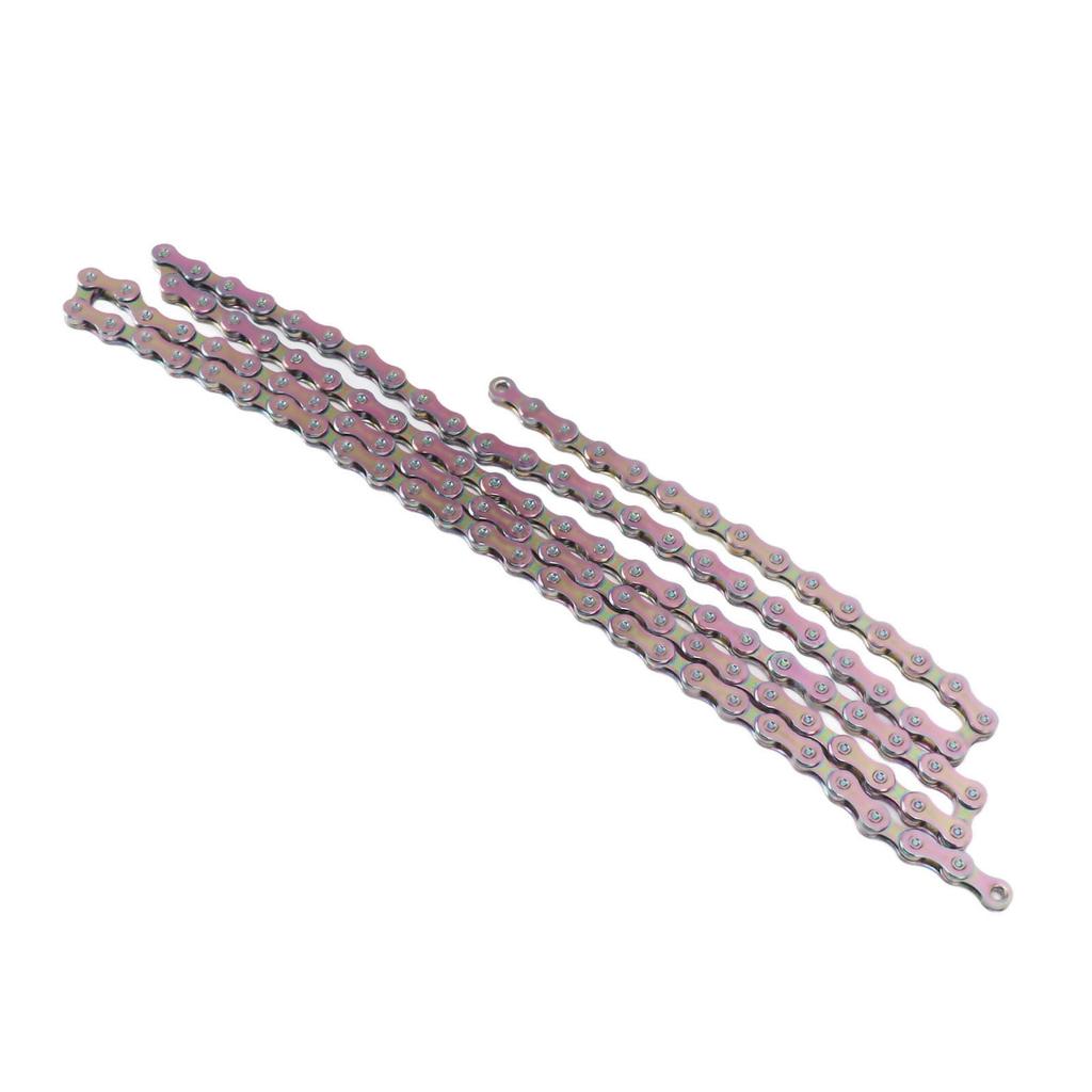 9 Speed Bicycle Chain Lightweight Alloy Steel Mountain Road Bike Chain with Chain Link Connector Colorful