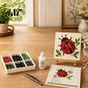 Set per Creare Decorazioni Costiere Fai da Te Mosaico Artistico con Vetro di Mare, Kit Creativo a Tema Animali Marini per Adulti Principianti, Pacchetto Materiali Fatti a Mano Casa Nautica