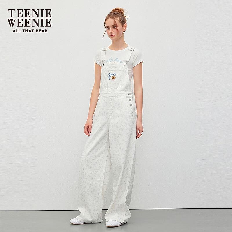 

Женский джинсовый комбинезон Teenie Weenie с пасторальным принтом S