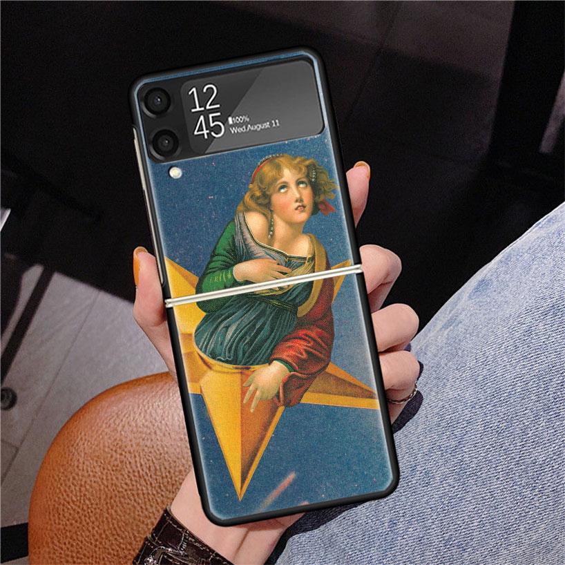 

Rock The Smashing Pumpkins Phone Case For Samsung Z Flip 7 6 5 4 3 Galaxy ZFlip7 ZFlip6 ZFlip5 ZFlip4 ZFlip3 5G Print Cover Samsung Z Flip
