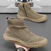 Men Outdoor Ankle Boots Autumn Comfortable Non Slip Casual Shoes Short Boots Fashion High Top Sports Shoe 2026 Large Size 39-44