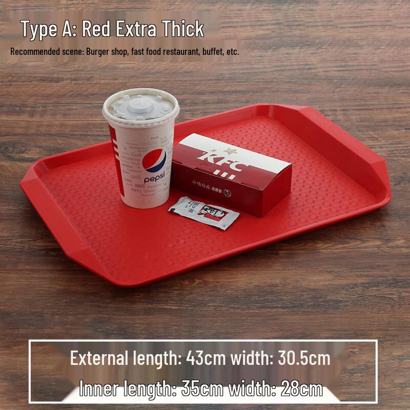 Zhaoran Rectangular Plastic Serving Tray