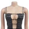C7167 Vestido e Saia Curta Fashion Feminino Sexy Slim Fit com Pedrarias e Tiras