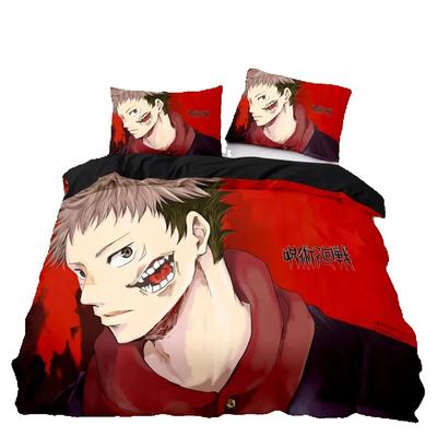 Copripiumino e federe Satoru Gojo Singolo/Matrimoniale/Queen/King, Set copripiumino anime famoso giapponese, Set biancheria da letto Jujutsu Kaisen