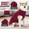 Warm Pet Calming Clothes Stretchy Pullover Dog Pajamas Lightweight Dog Sweater Vest  Winter Season