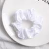 1piece Fashion Silk Scrunchies Solid Red Rubber Bands for Women Girls Korean Elastic Hair Bands Ponytail Hold Hair Accessories