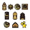 Ramadan Festival Hanging Ornament Moon Stars Castle Design Islamic Muslim Home Decor Party Supplies Mubarak Eid Celebration