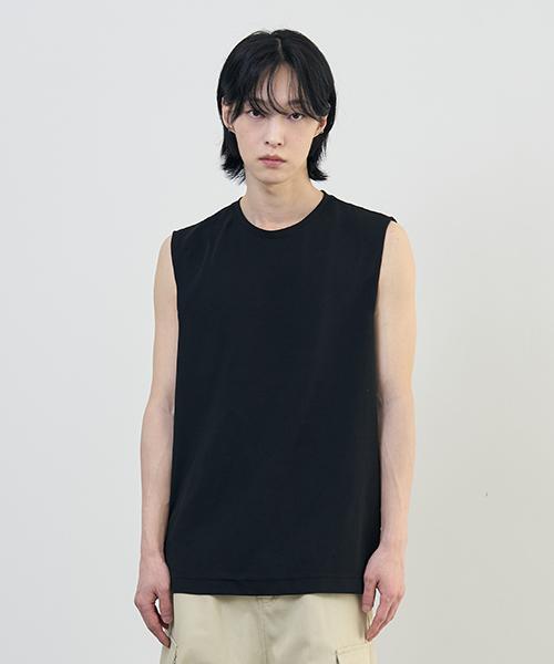 Arrayed Essential Cooling Sleeveless [Black] M