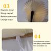 LED Wooden Book Lamp Creative USB Foldable Reading Light Children Birthday Holiday Gift Bedroom Bedside Decoration Night Light